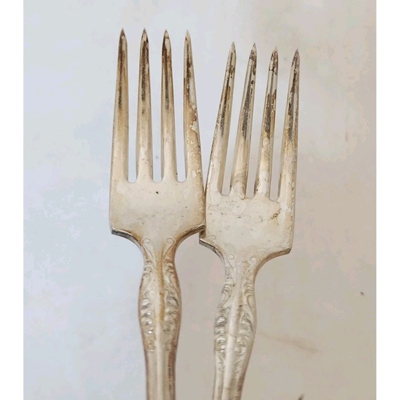 National Imperial Plate Queen Elizabeth Silverplate Flatware 18 Pieces Vintage - Picture 10 of 16